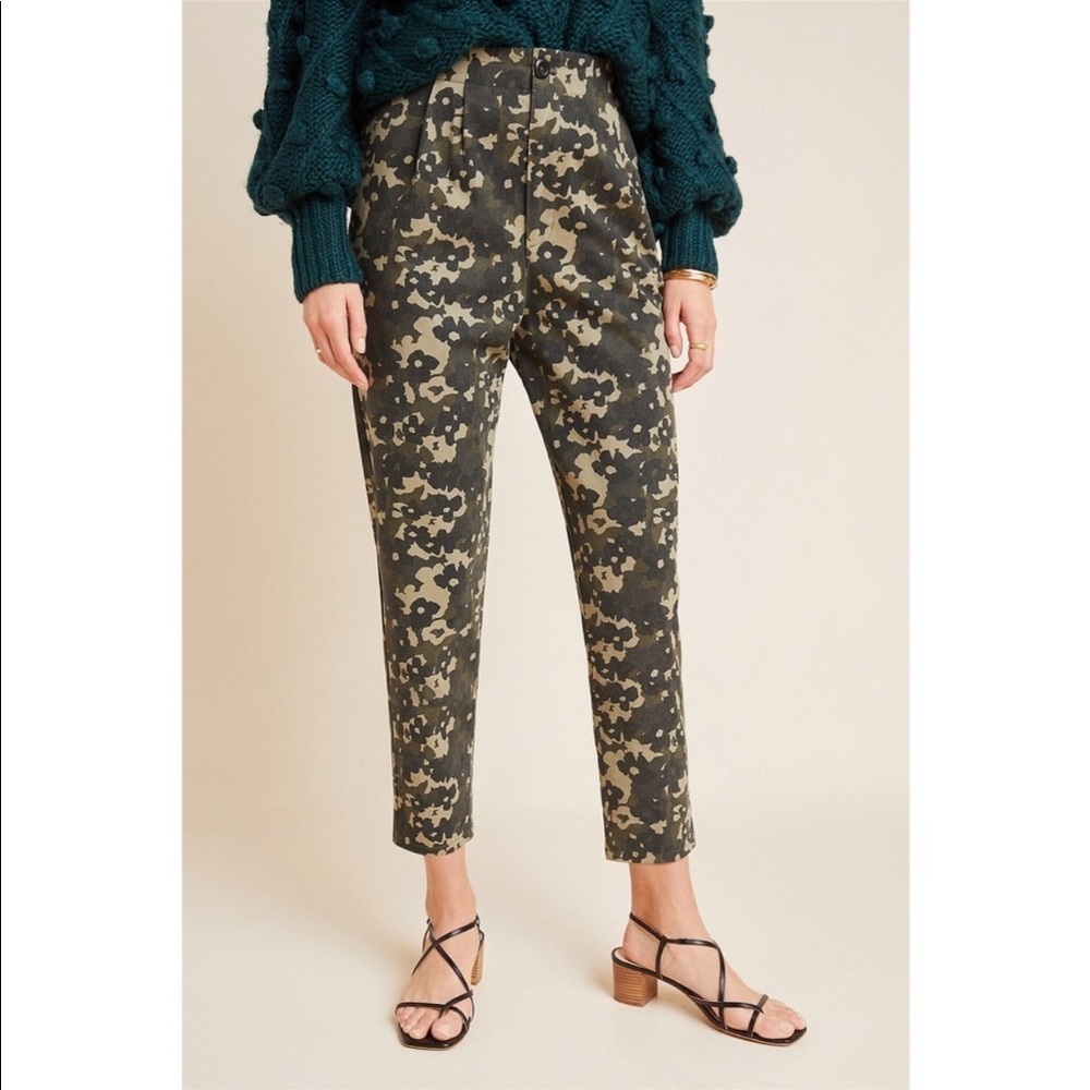 Amadi Anthropologie | Floral Camo Pants Trousers